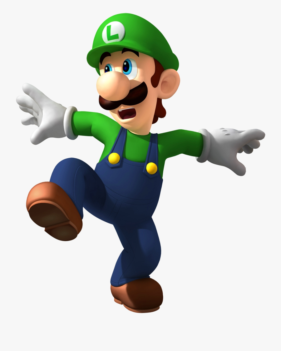 Transparent Luigi - Luigi Mario Party Ds, Transparent Clipart