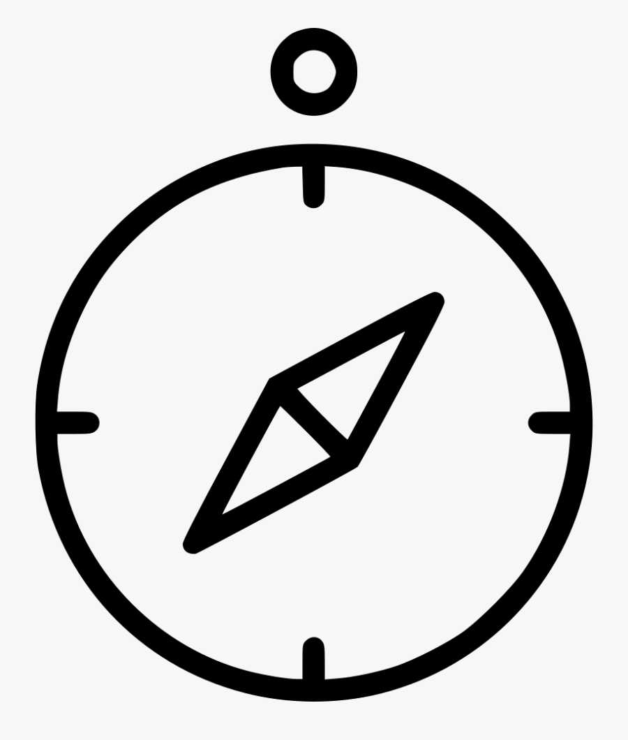 Compass - Black And White Safari Logo, Transparent Clipart