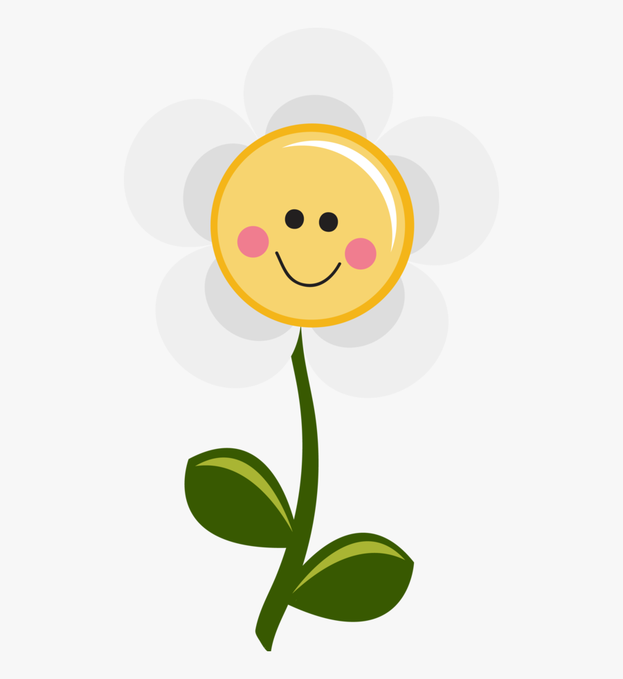 Happy Daisy Flower Clipart , Png Download - Cute Daisy Flower Clipart, Transparent Clipart