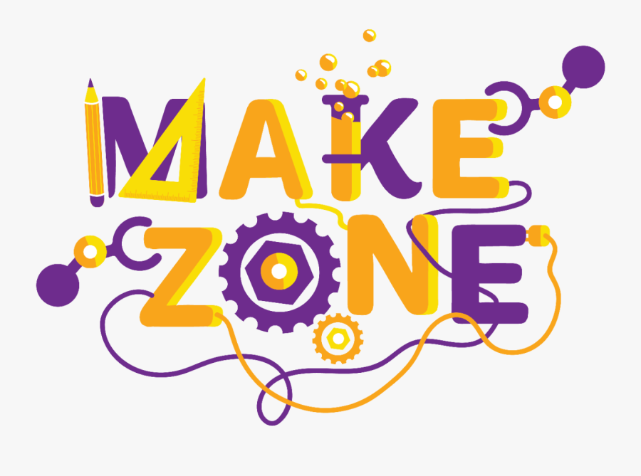 Make Zone Logo-01 - Graphic Design, Transparent Clipart