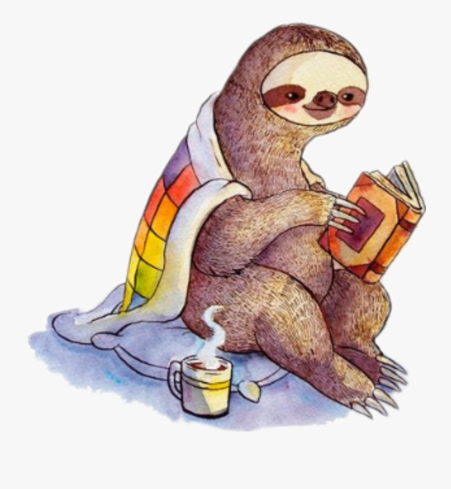 Sloth Art, Transparent Clipart