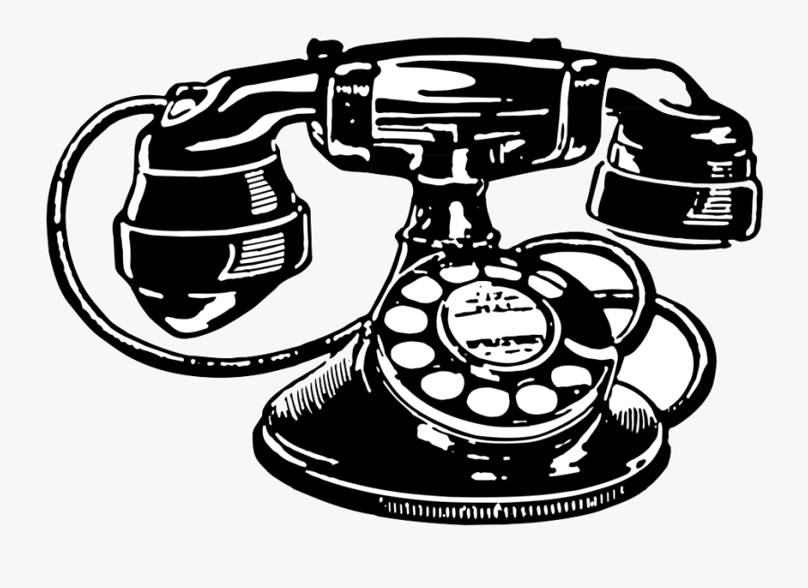 Retrotelephone, Transparent Clipart