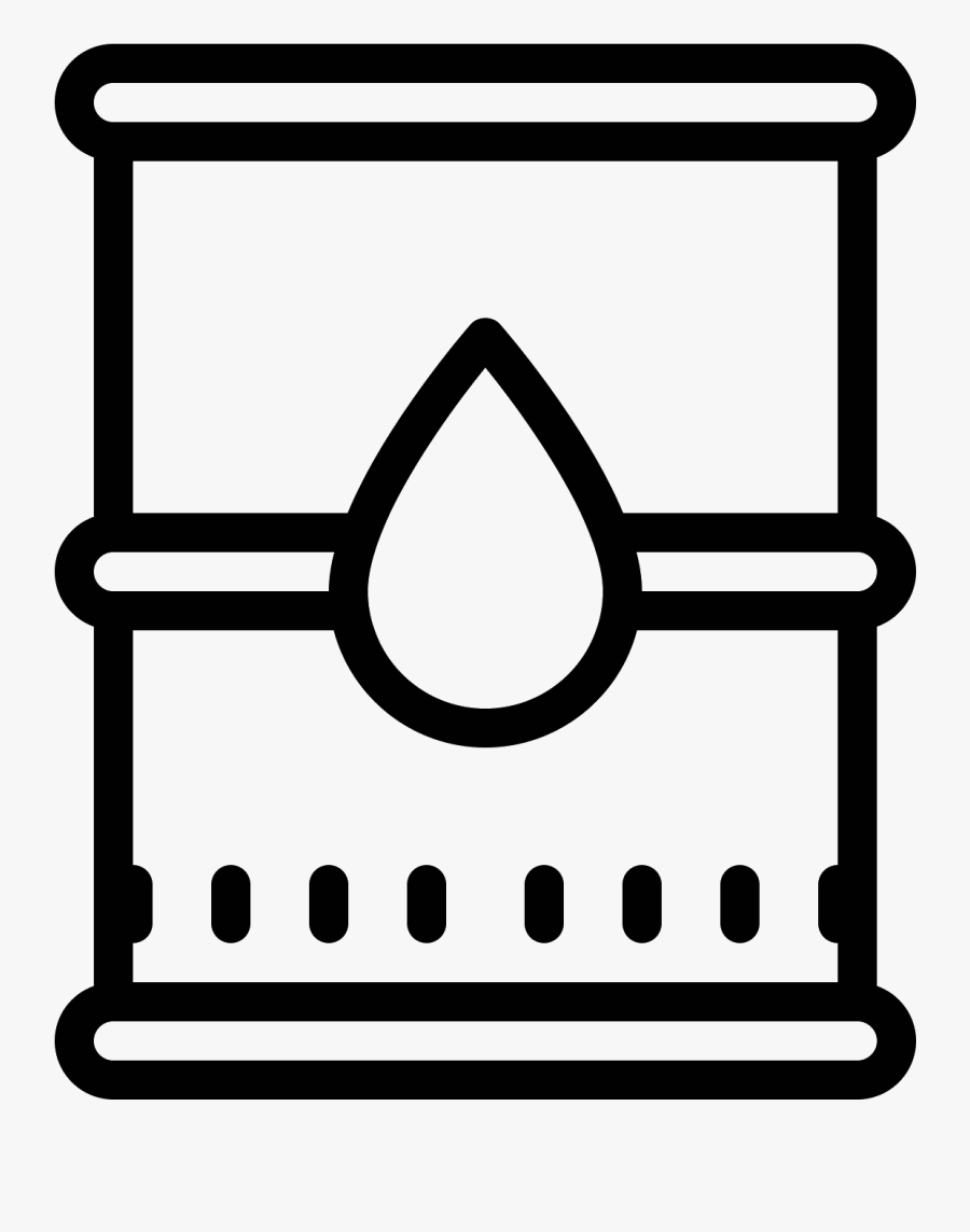 This Icon Is A Simple Drawing Of An Oil Barrel - Icon Commodity, Transparent Clipart