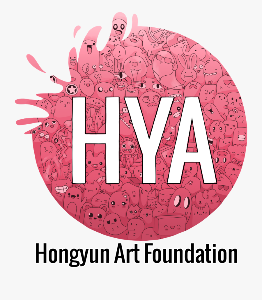 Hya Found Logo Blk - Illustration, Transparent Clipart