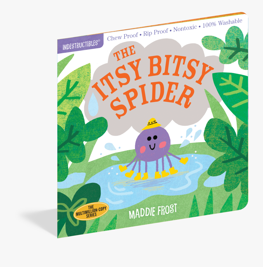 The Itsy Bitsy Spider Children"s Books - Indestructibles Itsy Bitsy Spider, Transparent Clipart