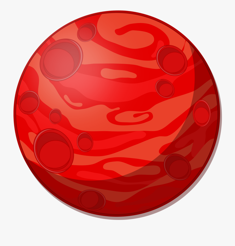 Cartoon Red Planet , Free Transparent Clipart - ClipartKey