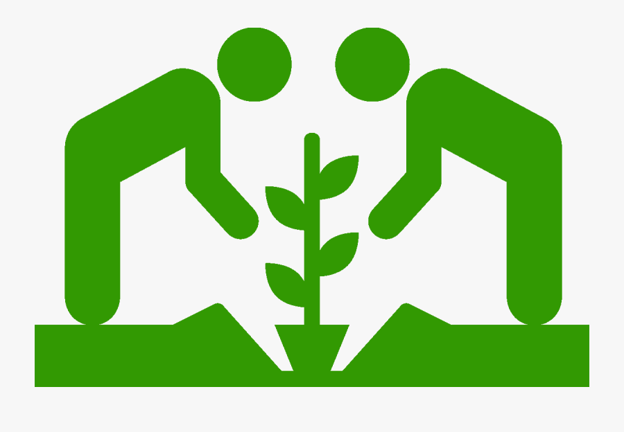 Guerilla Gardening Logo - Community Garden Icon Vector, Transparent Clipart