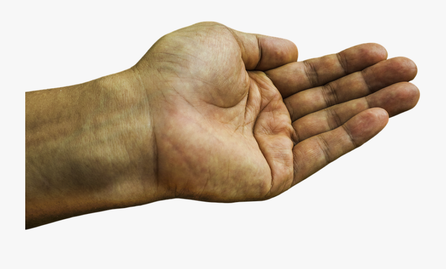 Transparent Finger Back - Hand Giving Something Transparent, Transparent Clipart