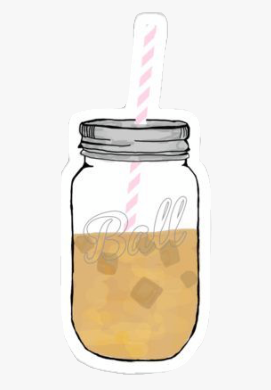 Vsco Stickers Iced Coffee, Transparent Clipart