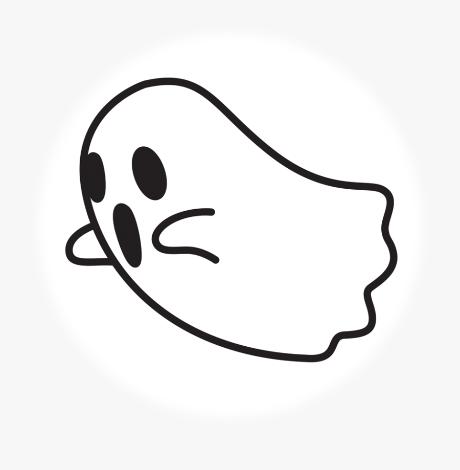 Ghost Doodle, Transparent Clipart