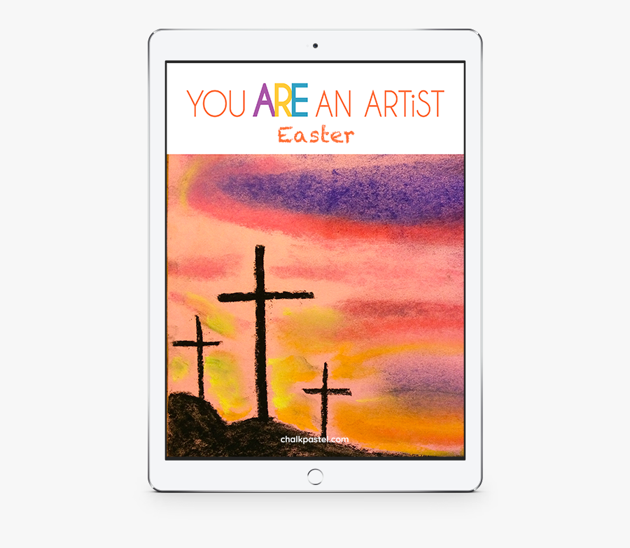 Celebrate Easter With Art Teach The Joy Of- - Pastel Easter Cross Art, Transparent Clipart