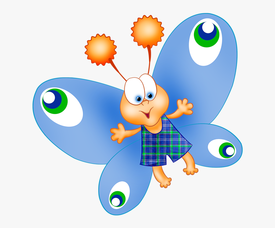 Borboletas Joaninhas E Etc - Clipart Cute Baby Butterfly, Transparent Clipart