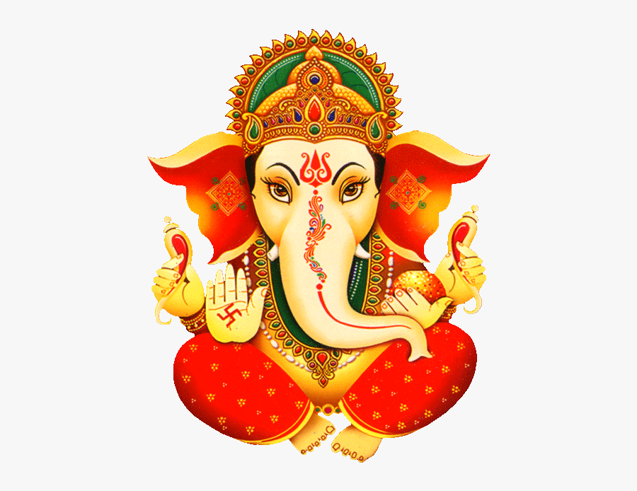 Colour Ganesh Clip Art, Transparent Clipart