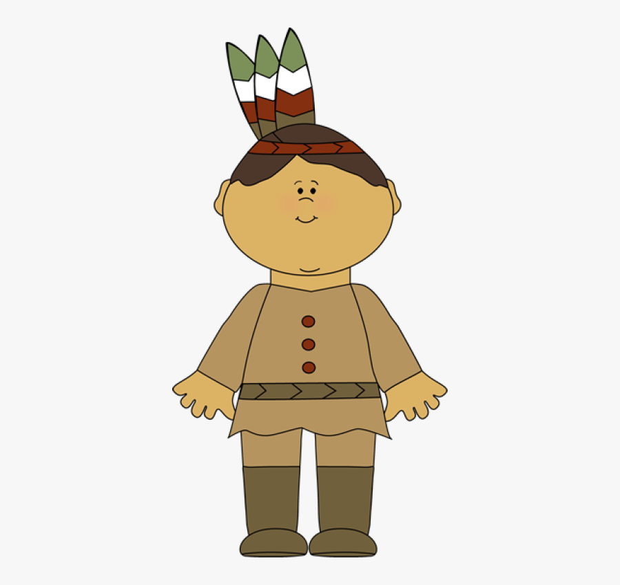 Pilgrim And Indian Cartoon , Free Transparent Clipart - ClipartKey