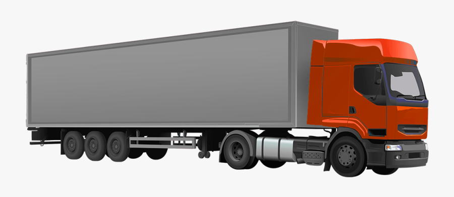 Shipping Track - Container Truck Png, Transparent Clipart