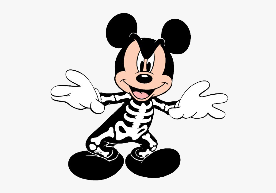 Mickey Mouse Halloween Png Image Background - Mickey Mouse Halloween Clipart, Transparent Clipart