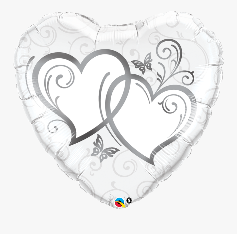 Entwined Heart Shape, Transparent Clipart
