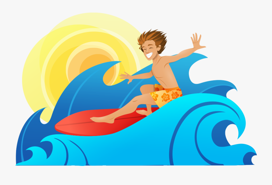 Silver Surfer Cartoon Wind - Surfing Cartoon Png, Transparent Clipart