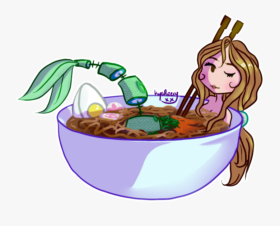 Community Art Udon Noodle - Mermaid Gore, Transparent Clipart