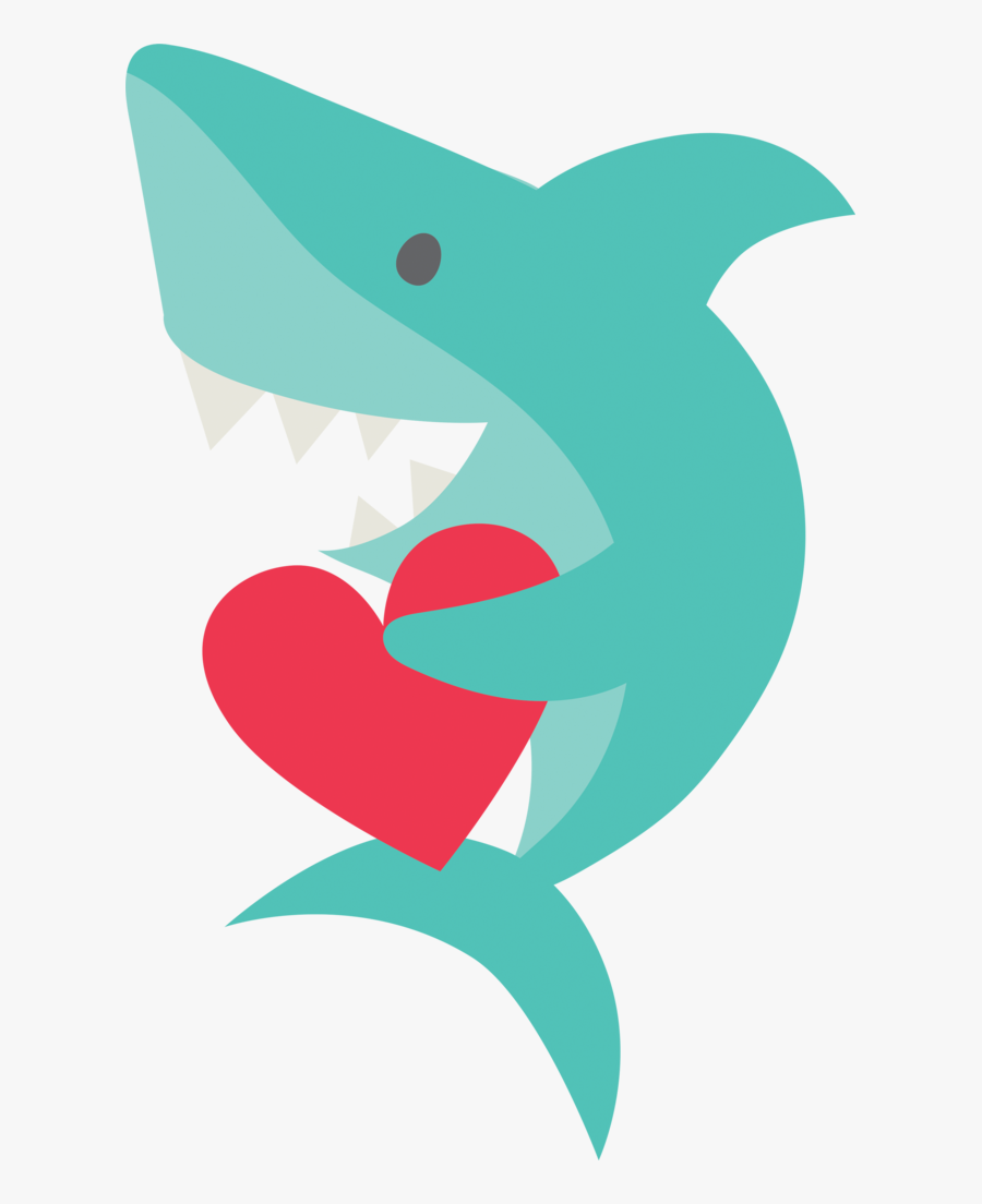 Love Shark Cookie Cutter - Shark Valentine Clip Art , Free ...