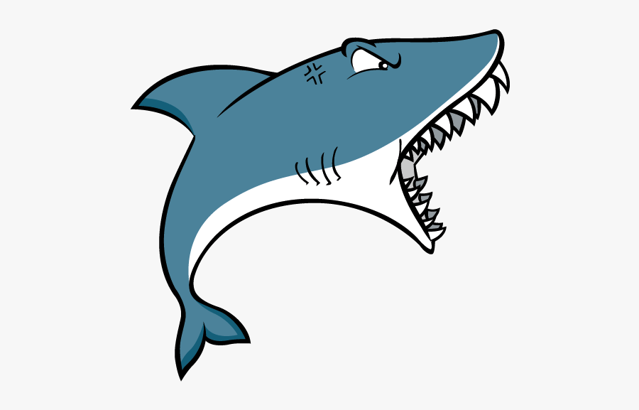 Shark Attack Clip Art - Shark Open Mouth Clip Art, Transparent Clipart