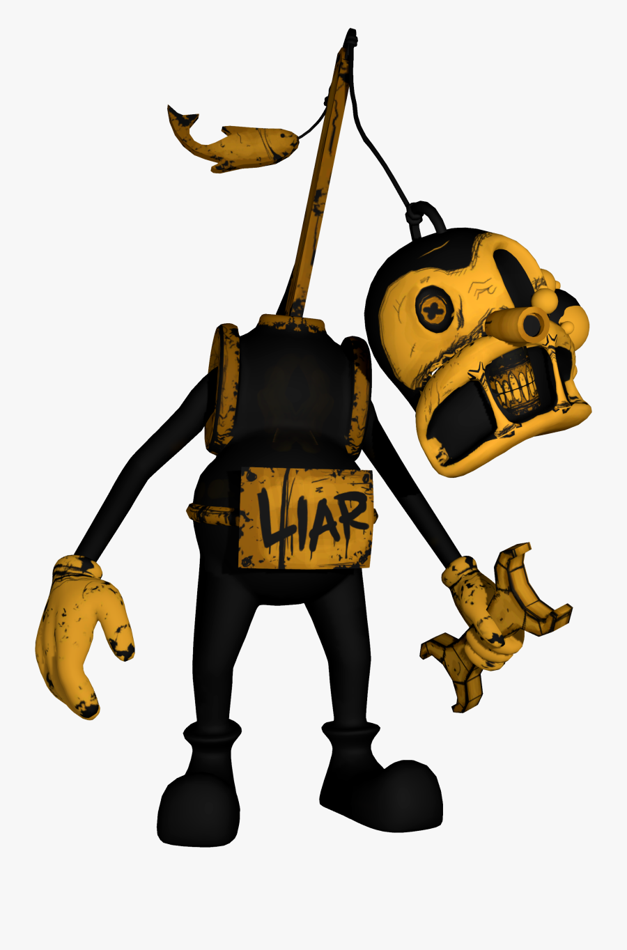 The Devil& - Bendy And The Ink Machine Fisher, Transparent Clipart