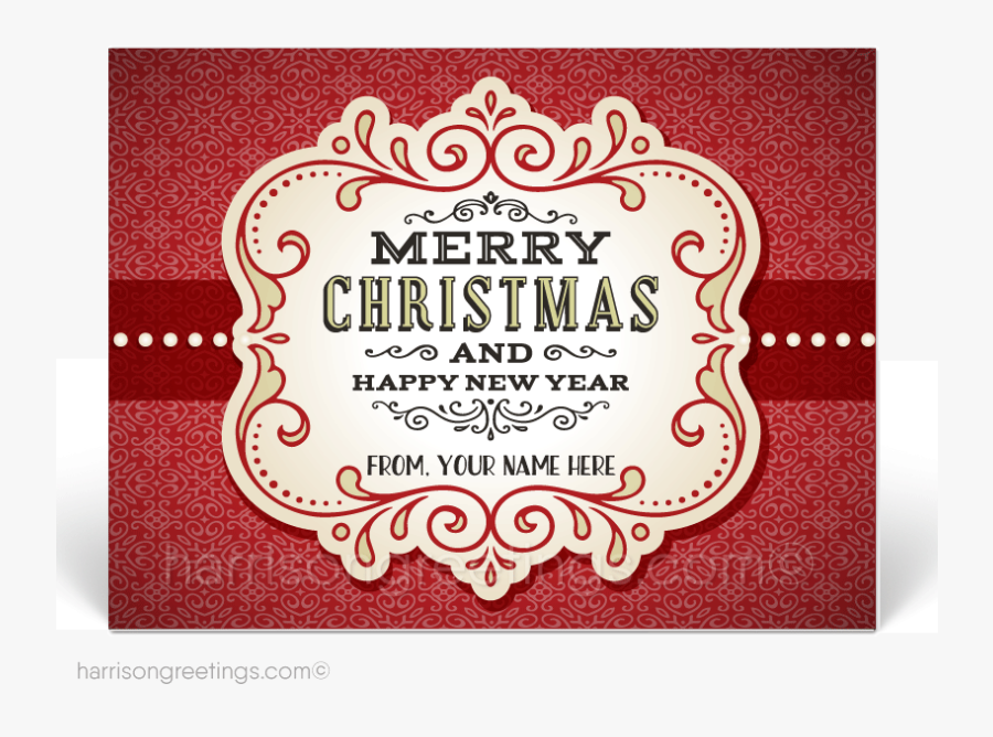 Vintage Christmas Holiday Postcards For Customers [pc645] - Label, Transparent Clipart