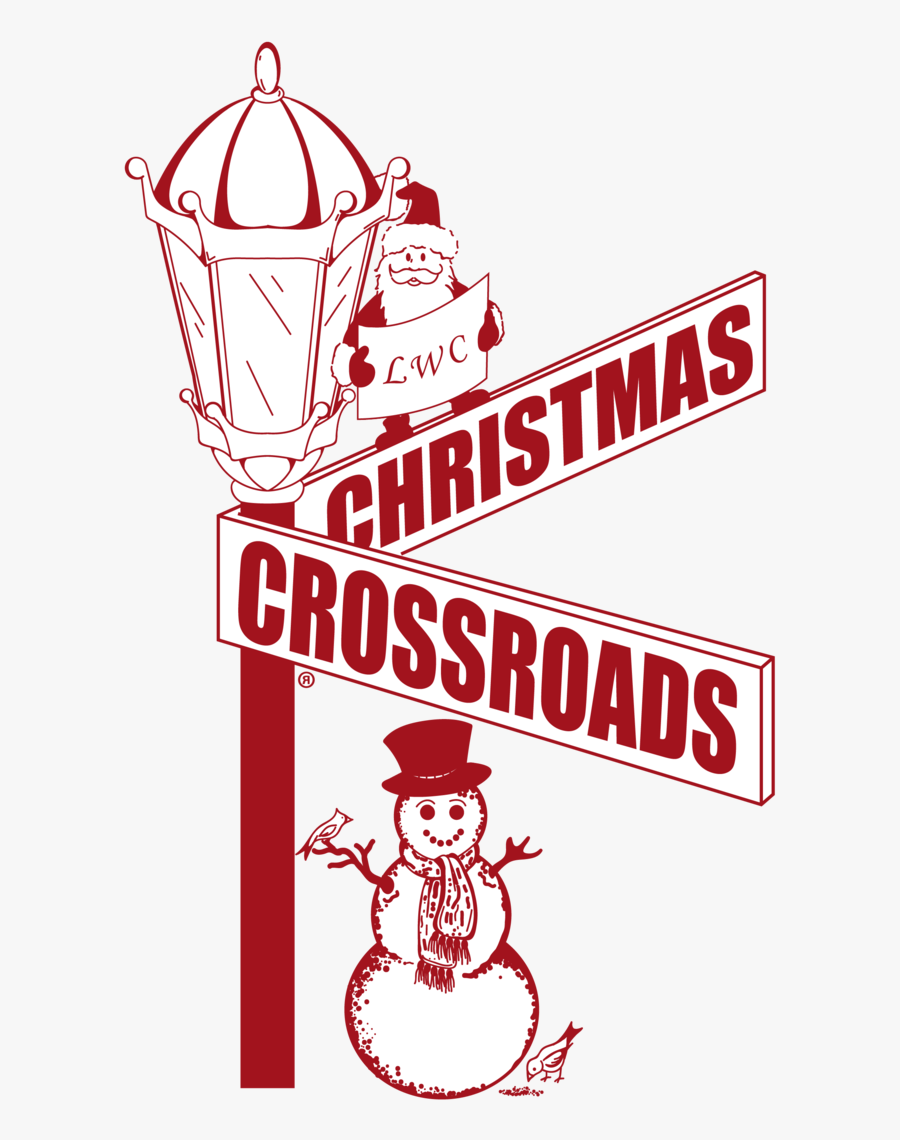 Christmascrossroads New Crimson-white - Illustration, Transparent Clipart