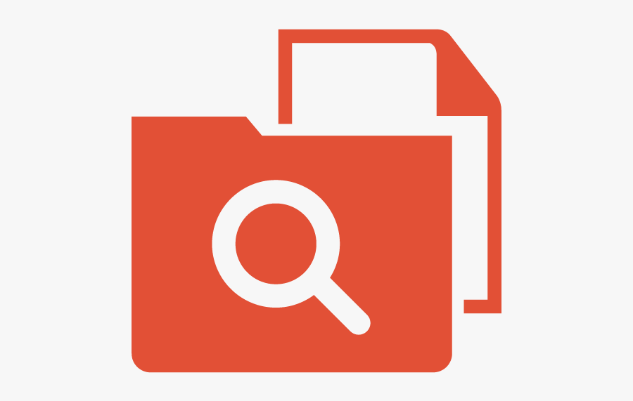 Search Files Icon - Video Case Study Icon, Transparent Clipart