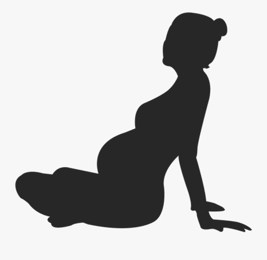 Silhouette Pregnant Woman Freetoedit - Transparent Pregnant Silhouette, Transparent Clipart