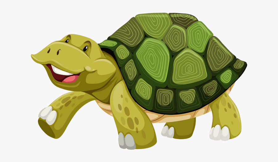 Transparent Reptiles Clipart - Green Turtle Shell Cartoon, Transparent Clipart