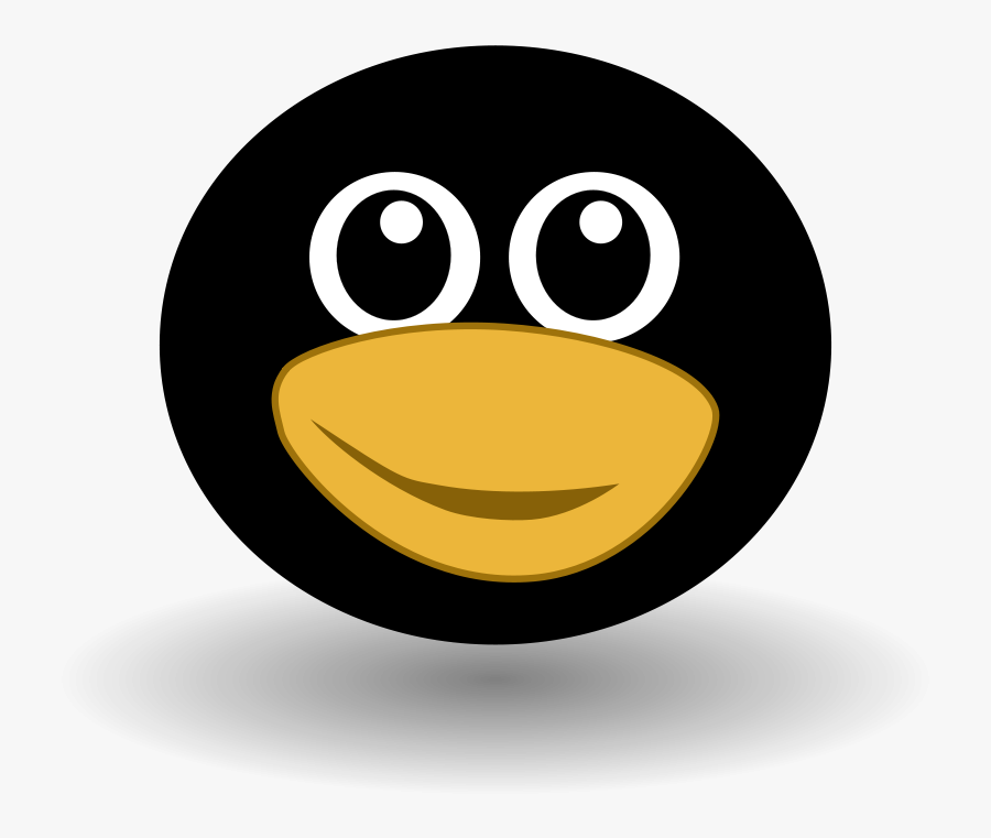 Desktop Wallpapers Free Cartoon Head Penguin - Penguin Face Transparent Background, Transparent Clipart