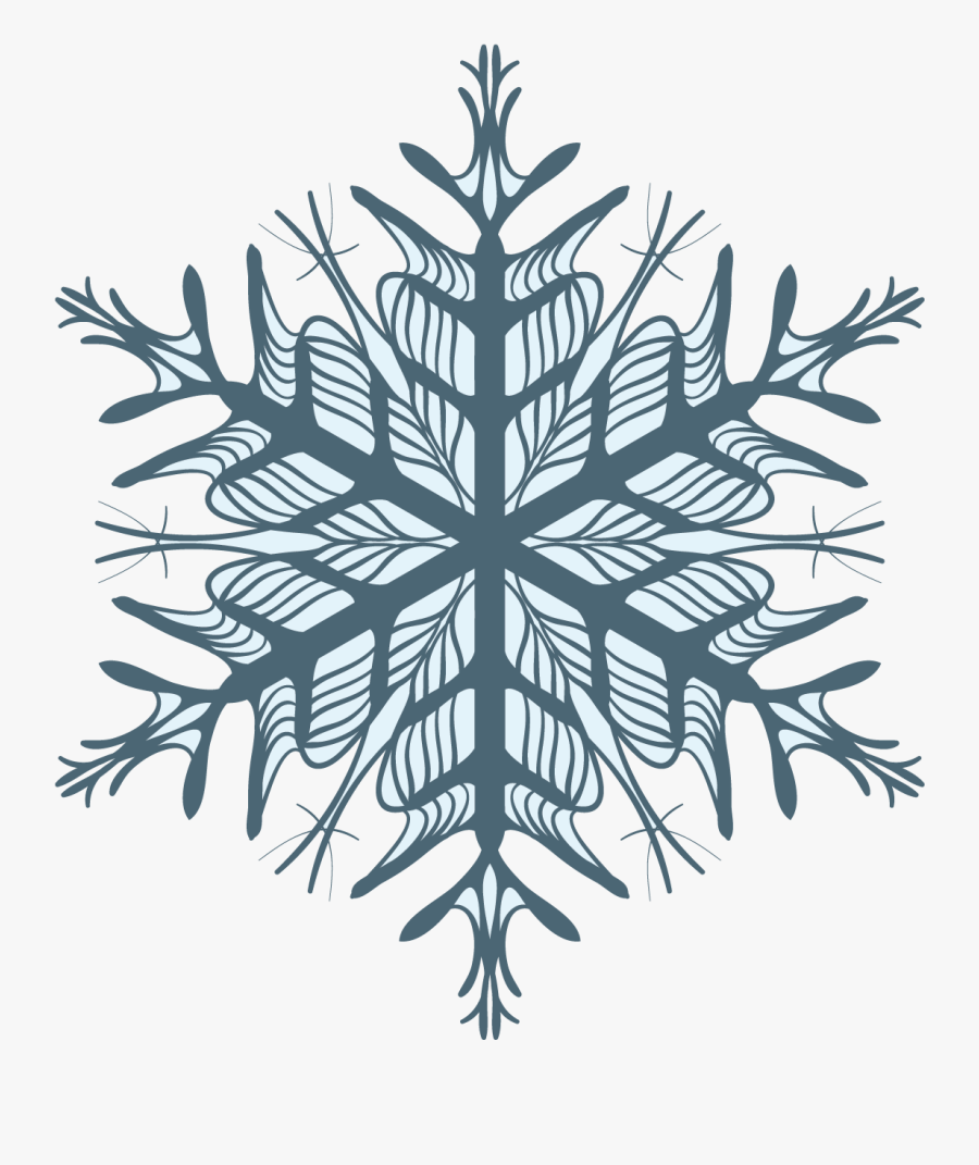 Snowflake Blue Transparency And Translucency Clip Art - Purple Snowflake No Background, Transparent Clipart