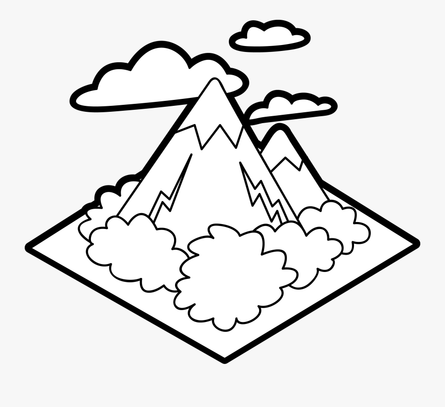 Mountain For Kids, Transparent Clipart
