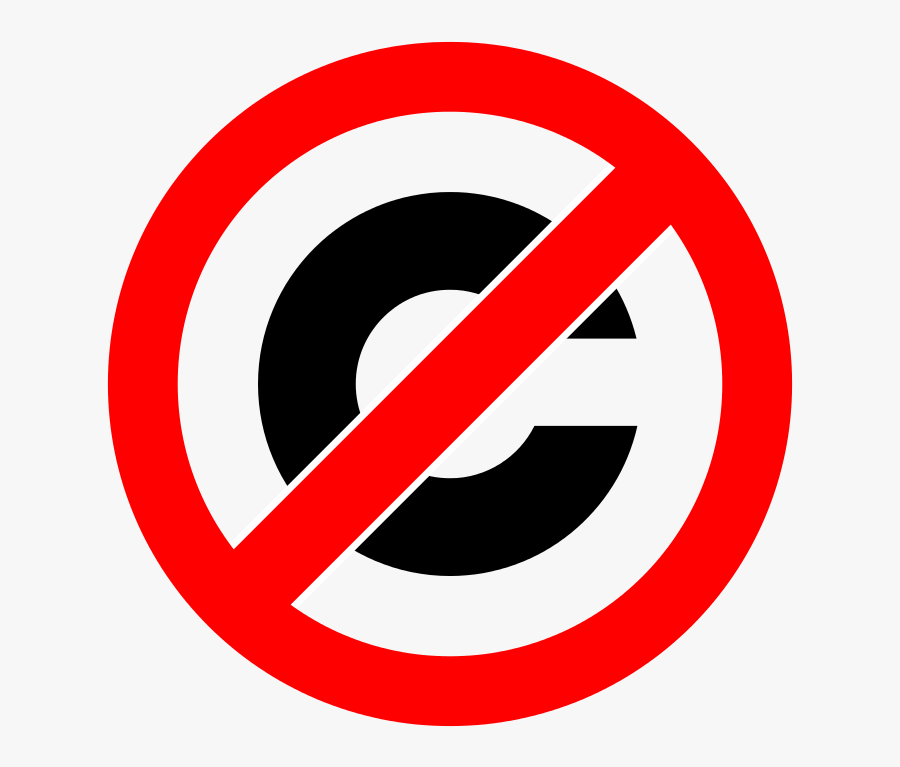 Anti-copyright - Svg - No Copyright Signs, Transparent Clipart