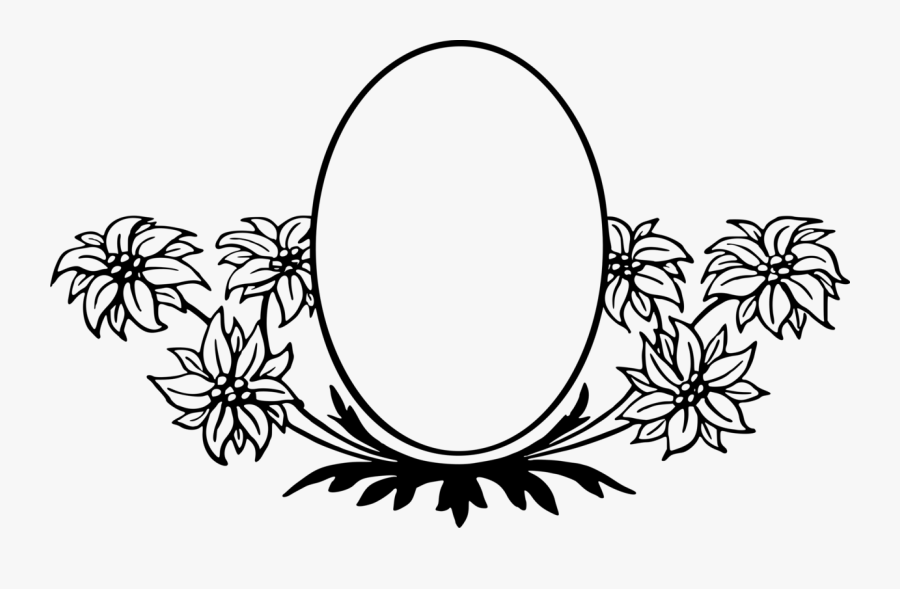 Symmetry,monochrome Photography,oval - Clip Art, Transparent Clipart