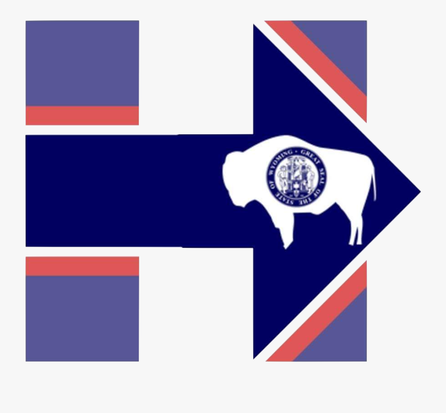 Transparent Matthew Stafford Png - Wyoming State Flag, Transparent Clipart