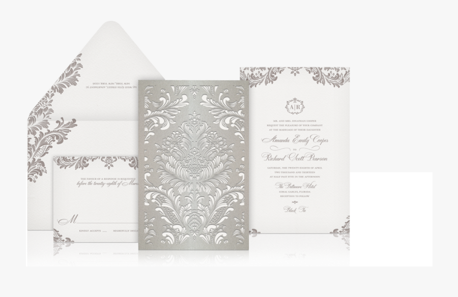 Winter Wedding Invitation Trends & Deals Natural Hair - Wedding Invitation, Transparent Clipart
