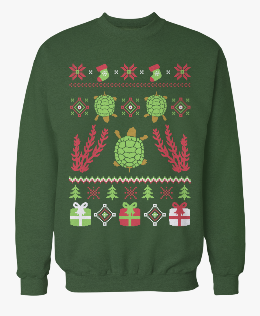 Ugly Christmas Sweater Png - Ugly Christmas Sweater Turtle, Transparent Clipart