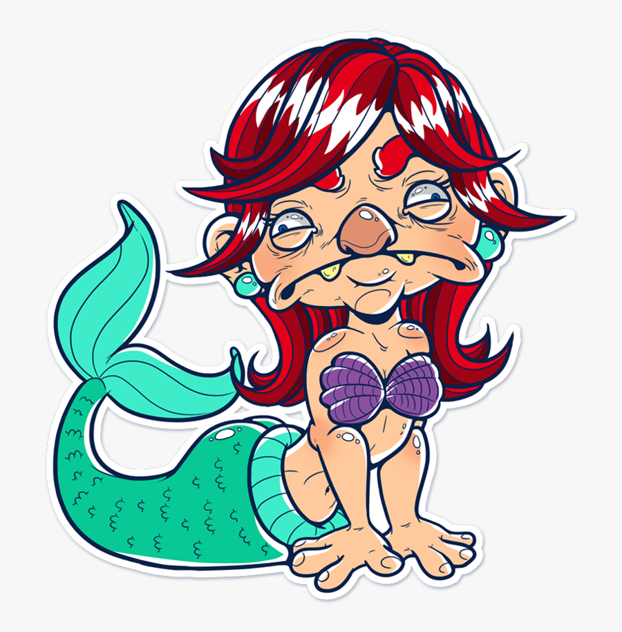 Drawing Toons Mermaid - Drawing Ariel Cartoon, Transparent Clipart