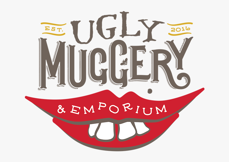 Ugly Muggery Logo, Transparent Clipart