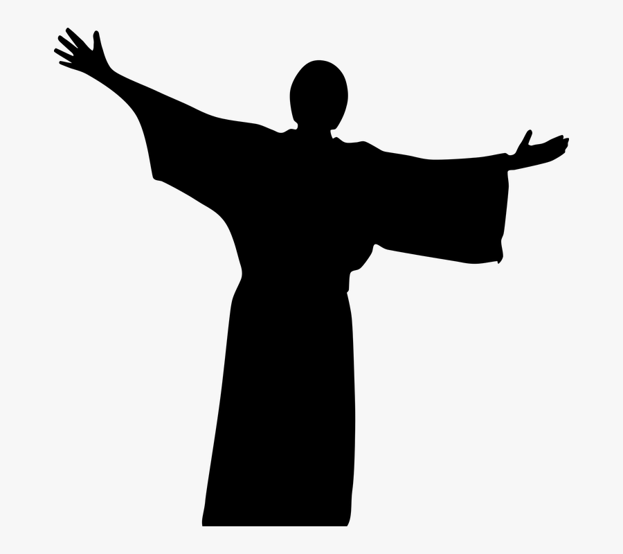 Christian Cross Silhouette Christianity Crucifixion - Silhouette Of Jesus Png, Transparent Clipart