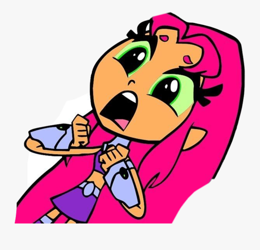 Teen Titans Go Coloring Pages Starfire And Raven Clipart - Teen Titans Go Starfire, Transparent Clipart
