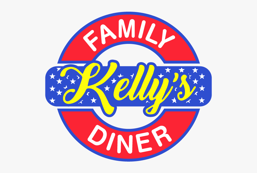 Kelly"s Family Diner - Emblem, Transparent Clipart