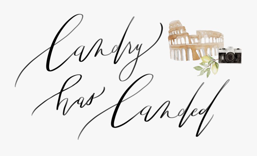 Landry Has Landed - Calligraphy, Transparent Clipart