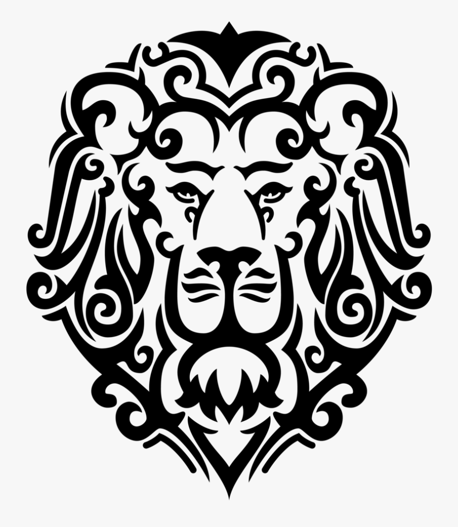 Lion Mural Vector - Narnia Lion Black And White , Free Transparent ...