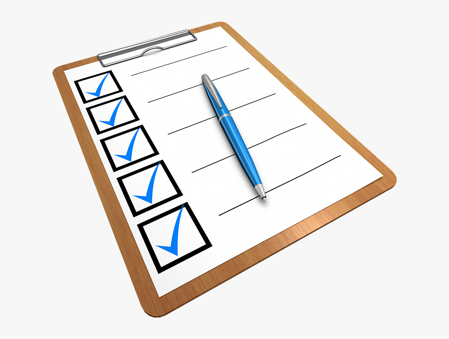 Checklist, Clipboard, Questionnaire, Pen, Computer - Proceso De Liquidacion, Transparent Clipart