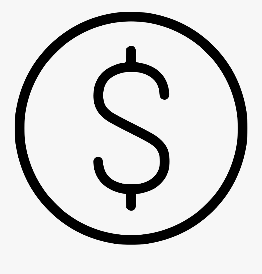 Dollar Sign Icon Png - Dollar Sign Line Icon, Transparent Clipart