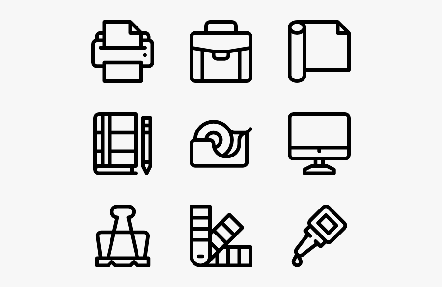 Stationery - Correspondence Icon, Transparent Clipart