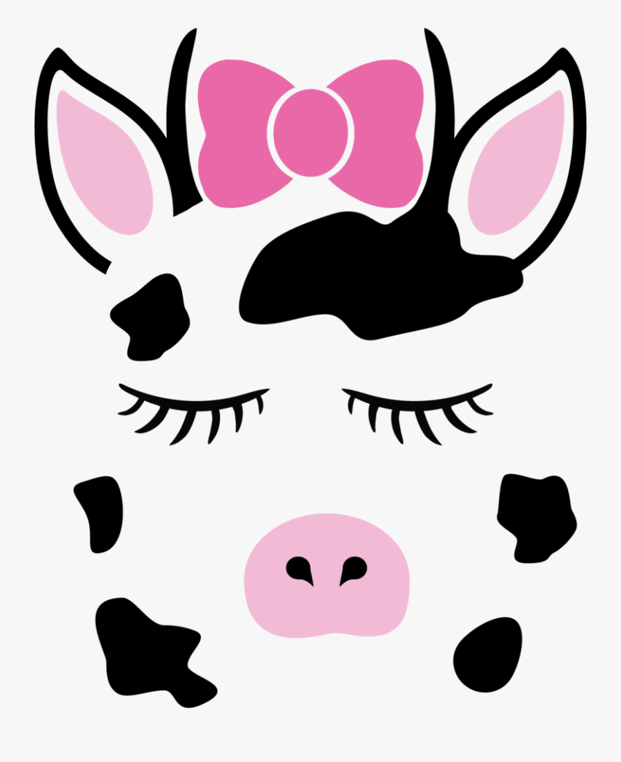 Download Cute Animal Face Vinyl Decals Cow Face Svg Free Free Transparent Clipart Clipartkey
